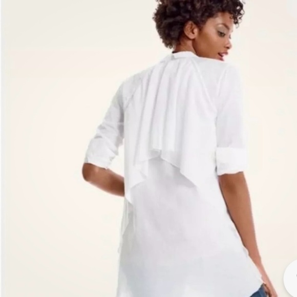 NWT CAbi Vacation ShirtWhite Blouse Medium - Picture 2 of 8